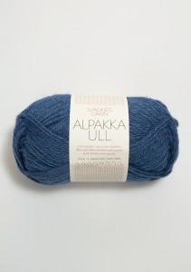 alpakka ull 6364 mørk blå Alpaka Wolle Sandnes Garn Sandnesgarn Norwegen stricken dunkel blau dunkelblau jeans